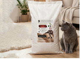 Новинка «КУРСКПРОМТЕХ»: Экологичный наполнитель для кошачьего туалета